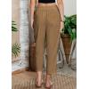 imageAcelitt Women Casual Lightweight Drawstring Elastic Waist Pants with Pockets SXXLKhaki