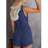 imageAcelitt Womens Casual Summer Crewneck Ruffle Sleeveless Rompers XSXXLBroyal Blue