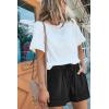 imageAcelitt Women Comfy Drawstring Casual Elastic Waist Pocketed ShortsS3XLBblack