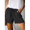 imageAcelitt Women Comfy Drawstring Casual Elastic Waist Pocketed ShortsS3XLBblack
