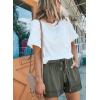 imageAcelitt Women Comfy Drawstring Casual Elastic Waist Pocketed ShortsS3XLBgreen