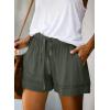 imageAcelitt Women Comfy Drawstring Casual Elastic Waist Pocketed ShortsS3XLBgreen