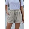 imageAcelitt Women Comfy Drawstring Casual Elastic Waist Pocketed ShortsS3XLCgray