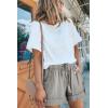 imageAcelitt Women Comfy Drawstring Casual Elastic Waist Pocketed ShortsS3XLCgray