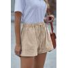 imageAcelitt Women Comfy Drawstring Casual Elastic Waist Pocketed ShortsS3XLCkhaki