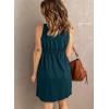 imageAcelitt Women Summer Casual Sleeveless Button Down Elastic Waist Swing Dresses XS2XLEgreen2