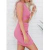 imageAcelitt Womens 2025 Summer Sleeveless Tank Dresses Cut Out Twist Bodycon Wrap Party Evening Mini DressDyrose