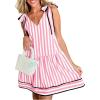 Pink and White Stripe