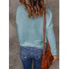 imageAcelitt Womens Casual Lightweight Long Sleeve Crewneck Knit Shirts Tops SXXLBlue