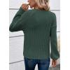 imageAcelitt Womens Fall Long Sleeve Tunic Tops Casual Crew Neck Dressy Shirt Lace Patchwork Blouses Pullover SweatersBlackish Green