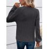 imageAcelitt Womens Fall Long Sleeve Tunic Tops Casual Crew Neck Dressy Shirt Lace Patchwork Blouses Pullover SweatersDark Gray