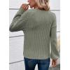 imageAcelitt Womens Fall Long Sleeve Tunic Tops Casual Crew Neck Dressy Shirt Lace Patchwork Blouses Pullover SweatersLaurel Green