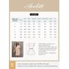 imageAcelitt Womens Casual Summer Crewneck Short Sleeve Ribbed Mini Tshirt Dress XS3XL7 Beige2