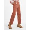 imageAcelitt Womens Casual Winter Straight Leg Elastic Waist Corduroy Pants with Pockets SXXL1d Red