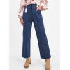 imageAcelitt Womens Casual Winter Straight Leg Elastic Waist Corduroy Pants with Pockets SXXL3 Blue