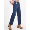 imageAcelitt Womens Casual Winter Straight Leg Elastic Waist Corduroy Pants with Pockets SXXL3 Blue