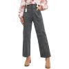 imageAcelitt Womens Casual Winter Straight Leg Elastic Waist Corduroy Pants with Pockets SXXL3 Gray