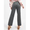 imageAcelitt Womens Casual Winter Straight Leg Elastic Waist Corduroy Pants with Pockets SXXL3 Gray