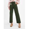 imageAcelitt Womens Casual Winter Straight Leg Elastic Waist Corduroy Pants with Pockets SXXL3 Green