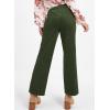 imageAcelitt Womens Casual Winter Straight Leg Elastic Waist Corduroy Pants with Pockets SXXL3 Green