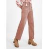 imageAcelitt Womens Casual Winter Straight Leg Elastic Waist Corduroy Pants with Pockets SXXL3 Pink