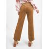 imageAcelitt Womens Casual Winter Straight Leg Elastic Waist Corduroy Pants with Pockets SXXLCamel