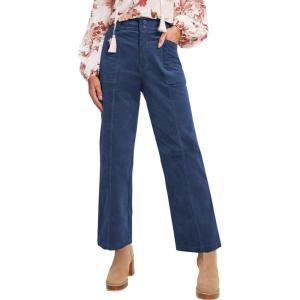 imageAcelitt Womens Casual Winter Straight Leg Elastic Waist Corduroy Pants with Pockets SXXL3 Blue