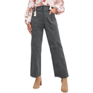imageAcelitt Womens Casual Winter Straight Leg Elastic Waist Corduroy Pants with Pockets SXXL3 Gray