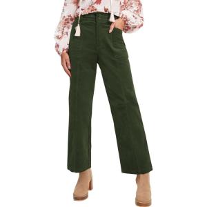 imageAcelitt Womens Casual Winter Straight Leg Elastic Waist Corduroy Pants with Pockets SXXL3 Green