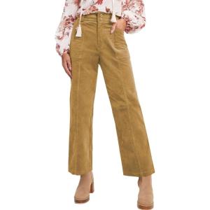 imageAcelitt Womens Casual Winter Straight Leg Elastic Waist Corduroy Pants with Pockets SXXL3 Khaki