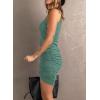 imageAcelitt Summer Dresses for Women 2025 Casual Spaghetti Strap Wrap Mini Dress Beach SundressXmist Green