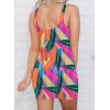 imageAcelitt Summer Dresses for Women 2025 Cut Out Twist Front Ruched Wrap Bodycon Sleeveless Party Club Mini Dress Beach SundressFzmulticolor