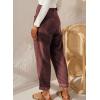 imageAcelitt Womens Elastic Waist Straight Leg Corduroy Pants with Pockets S2XL2c Red