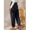 imageAcelitt Womens Elastic Waist Straight Leg Corduroy Pants with Pockets S2XL2d Blue