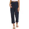 imageAcelitt Womens Elastic Waist Straight Leg Corduroy Pants with Pockets S2XL2d Blue