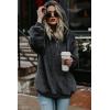 imageAcelitt Womens Oversized Fuzzy Fleece Sweatshirts with PocketsSXXLAdark Grey