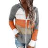 imageAcelitt Womens Casual Long Sleeve Zip Up Hooded Sweatshirts Hoodies with Pockets SXXLOrange