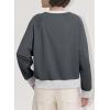 imageAcelitt Women Casual Long Sleeve Crewneck Sweatshirts Pullover TopsSXXLGrey