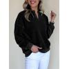 imageAcelitt Women Casual Long Sleeve V Neck Sweatshirts Pullover TopsSXXLBlack