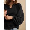 imageAcelitt Women Casual Long Sleeve Crewneck Sweatshirts Pullover TopsSXXLBlack