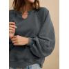imageAcelitt Women Casual Long Sleeve Crewneck Sweatshirts Pullover TopsSXXLGray