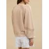 imageAcelitt Women Casual Long Sleeve Crewneck Sweatshirts Pullover TopsSXXLKhaki