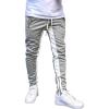 imageAcelitt Men Casual Fashion Spring Gym Jogger Pants Slim Fit Workout Sport Running Sweatpants Pants with Pockets Gray Large
