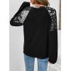 imageAcelitt Sweaters for Women V Neck Casual Knit Long Sleeve Tops Lightweight Pullover Clothes Fall Fashion Outfits 2025Black