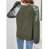 imageAcelitt Sweaters for Women V Neck Casual Knit Long Sleeve Tops Lightweight Pullover Clothes Fall Fashion Outfits 2025Vineyard Green