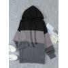 imageAcelitt Women Long Sleeve Full Zipper Color Block Knited Hoodies Sweatshirts Sweaters