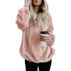 imageAcelitt Womens Oversized Fuzzy Fleece Sweatshirts with PocketsSXXL