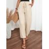 image:imageAcelitt Women Casual Elastic Waist Pants with Pockets SXXLApricot