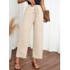 image:imageAcelitt Women Casual Elastic Waist Pants with Pockets SXXLApricot