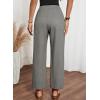 image:imageAcelitt Women Casual Elastic Waist Pants with Pockets SXXLZ Gray